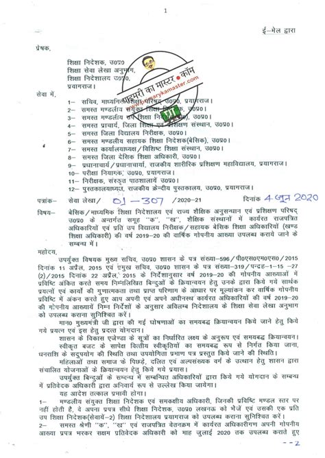 बेसिक शिक्षा विभाग के समूह क ख शैक्षिक संस्थानों में कार्यरत