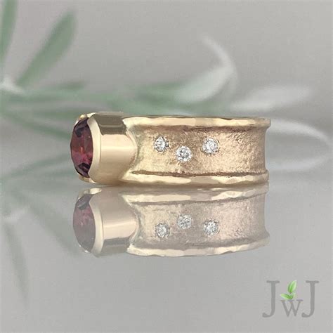 Betty S Pink Tourmaline Ancient Sands Ring Jeanette Walker Jewellery