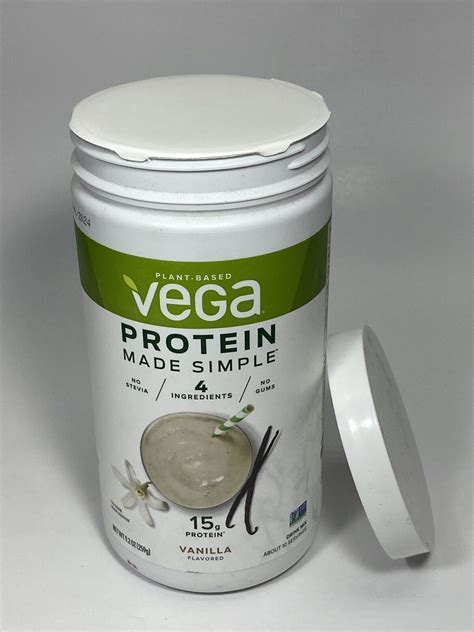 Vega Protein Made Simple Vanilla Stevia Free Vegan Plant Based Protein Powder Ebay