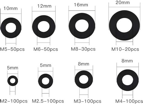 Flat Nylon Washer Size Chart Factory Outlet Th