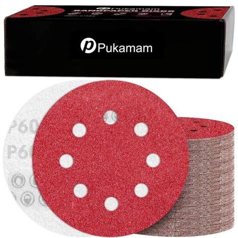 Pi Ces Disque Abrasif Mm Grain Papier Ponceuse Excentrique