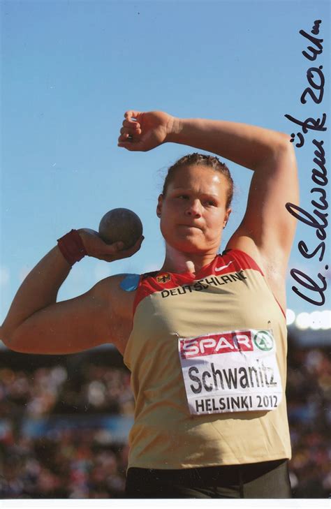 Kelocks Autogramme Christina Schwanitz Deutschland Leichtathletik