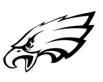 Black and White Philadelphia Eagles Logo - LogoDix