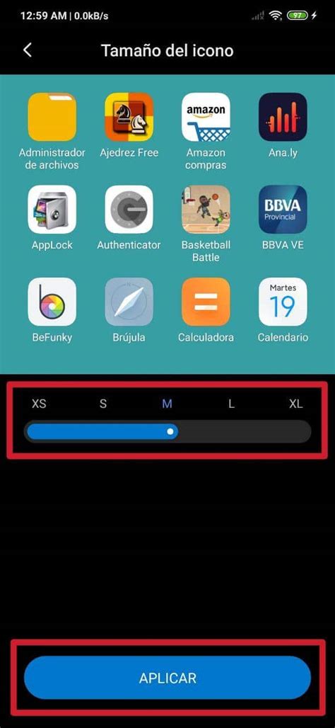 C Mo Aumentar O Disminuir El Tama O De Los Iconos En Miui