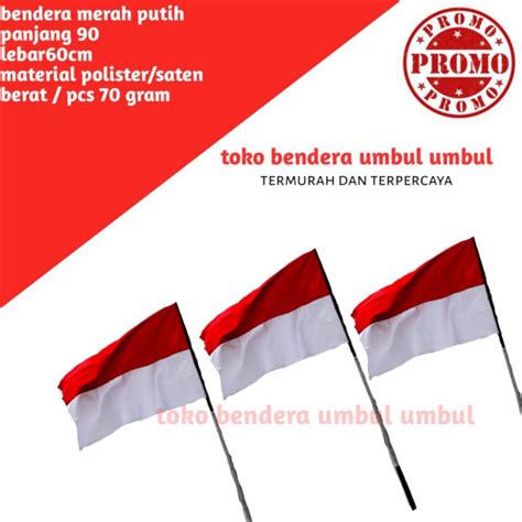 Jual Bendera Merah Putih Kecil Ukuran 90 Shopee Indonesia