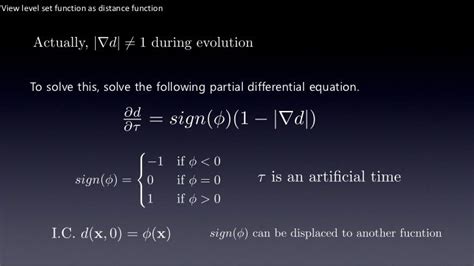 Level Set Method