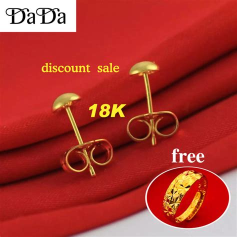 Totoong Gold 100 Original 24k Saudi Gold Nasasangla Pawnable Earings