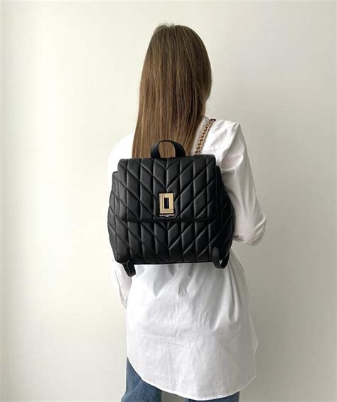 Женский брендовый кожаный рюкзак karl lagerfeld paris lafayette ...