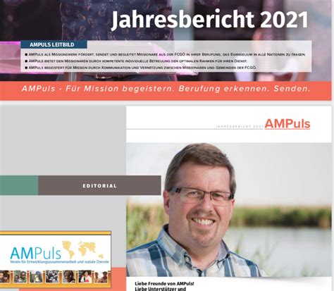 AMPuls Jahresbericht 2021 AMPuls Für Mission begeistern Berufung