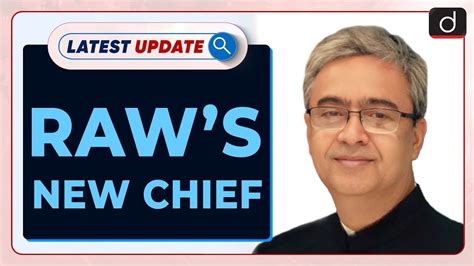 RAWs New Chief Latest Update Drishti IAS English YouTube