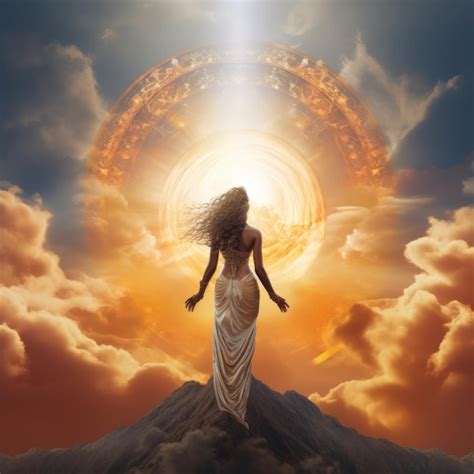 Premium Photo Digital Art Of The Sun Goddess