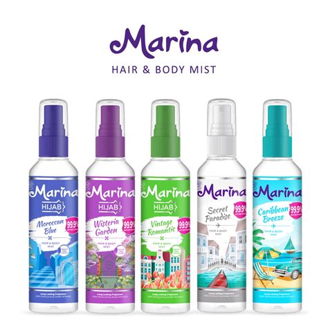 Jual Marina Hair Body Mist Ml Shopee Indonesia