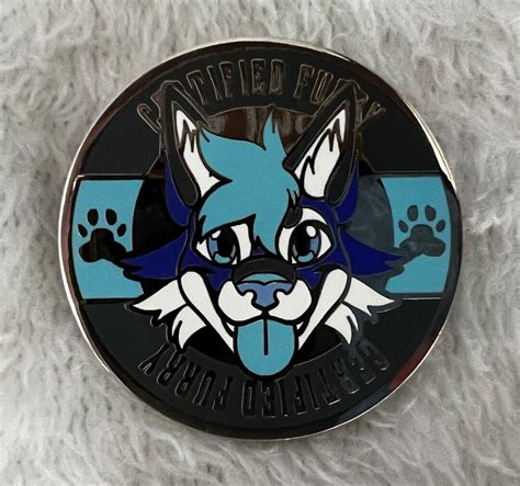 Certified Furry Pin 15 Fursona Species Themed Hard Enamel Badges To