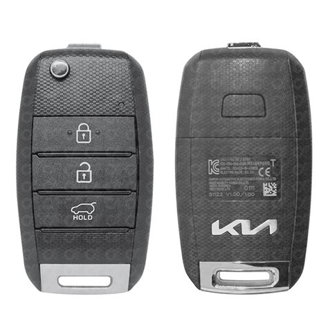 KIA Picanto 2022 Genuine Flip Remote Key 3 Buttons 433MHz 95430 G6800