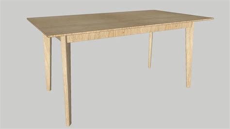 Modern Dining Table 3d Warehouse