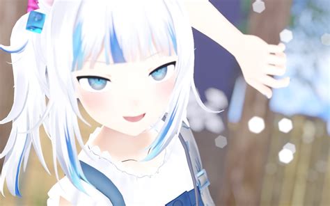 MMDGimmeGimme Gaur Gura 哔哩哔哩 bilibili