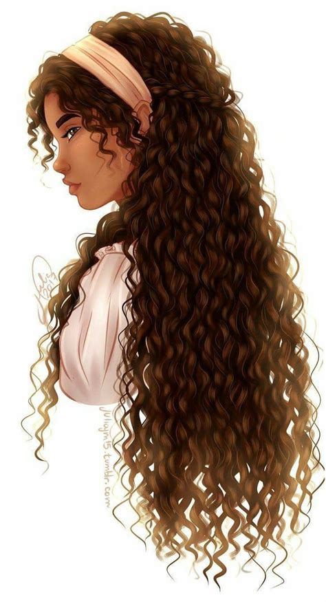 Pin on 1g∆' | Curly hair drawing, Hair illustration, Curly hair styles