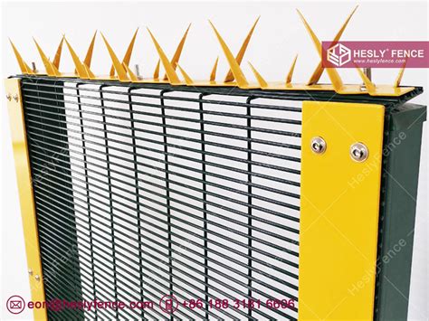 Anti Climb Security Fence With Powder Coated Green Color China