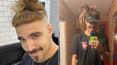 Novo Visual Caio Castro Fica Loiro E Faz Dreads No Cabelo