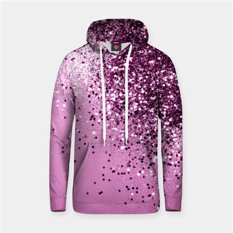 Sparkling Pink Lady Glitter Pink Ladies Custom Hoodies Fashion