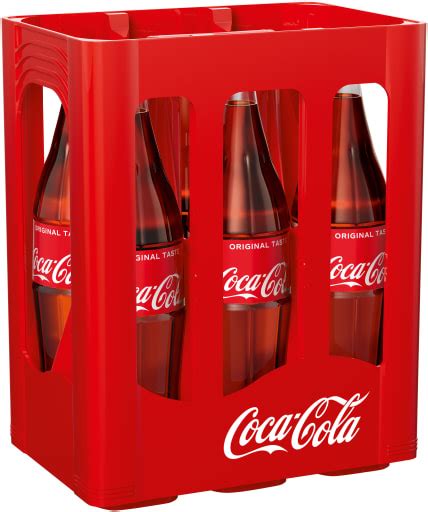 Coca Cola Kasten 6 x 1 l Glas Mehrweg Getränkelieferant Frankfurt am Main