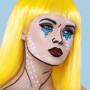 35 Pop Art Makeup Looks That Are Straight Out Of A Comic Book - The ...