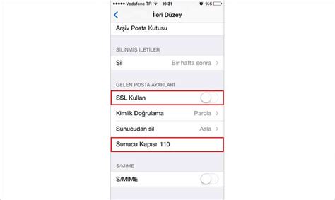 iPhone iPad için e posta hesabı kurulumu Alfa Tasarım İnternet