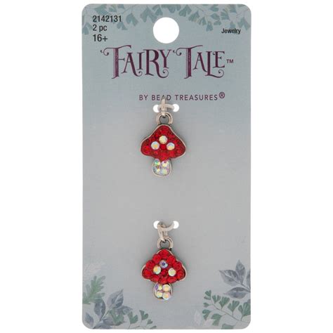 Red White Rhinestone Mushroom Charms Hobby Lobby 2142131