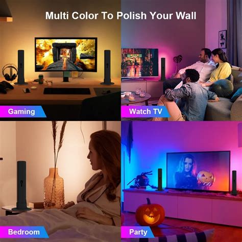 Zm 021 Music Sync Led Bar Ambient Light Tv Tuya Desktop Atmosphere Lamp