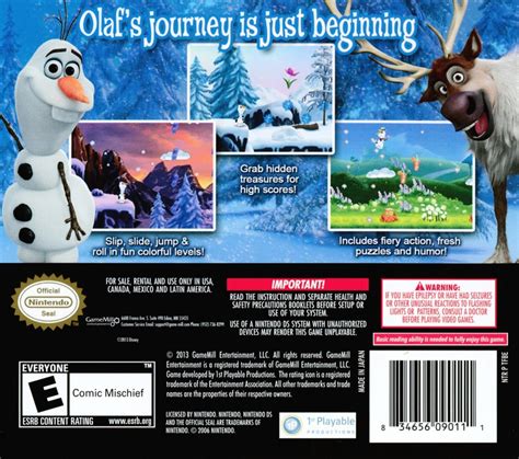 Disney Frozen Olafs Quest Images Launchbox Games Database