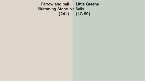 Farrow And Ball Skimming Stone 241 Vs Little Greene Salix Lg 99 Side By Side Comparison