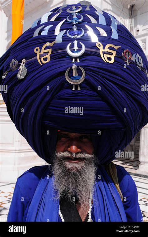 Nihang sikh, amritsar, punjab, india, asia Stock Photo, Royalty Free ...