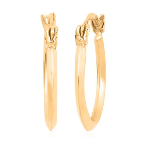 Buy 14k Yellow Gold Hoop Earrings At Shoplc