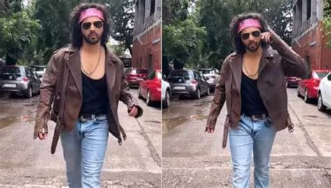 Varun Dhawan Recreates Sanjay Dutts Iconic Walk In Style Calls It