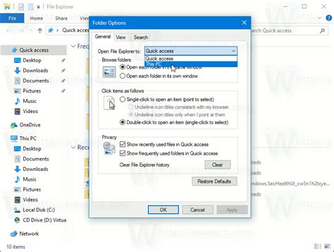 Open File Explorer To Downloads Folder In Windows 10 Winaero