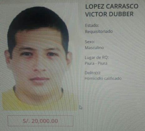 Piura Mininter Ofrece Mil Soles Por Cada Polic A Con Orden De Captura