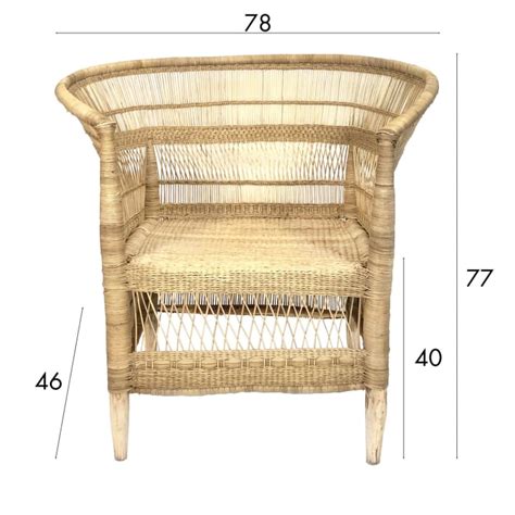 Fauteuil Traditionnel Du Malawi En Rotin MALAWI Maisons Du Monde