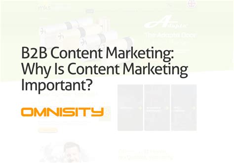 B2b Content Marketing Why Is Content Marketing Important Omnisity