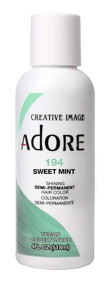 Adore Semi Permanent Haarfarbe 194 Süße Mint 4 Ounce 118ml 2 Pack