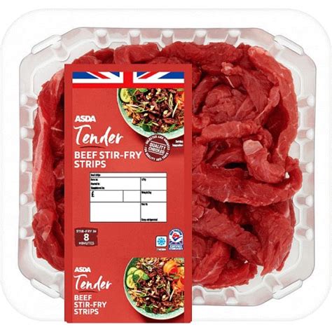 ASDA Tender Beef Stir Fry Strips 250g Compare Prices Where To Buy