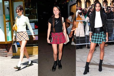 How To Style Plaid Skirts According To Celebrities And Influencers