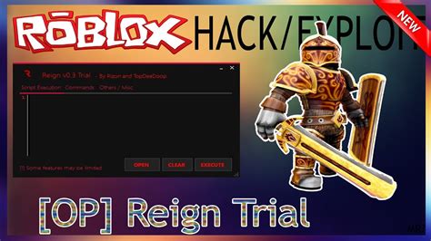 New Roblox Hack Exploit Reign Trial Lua C Script Executor Level