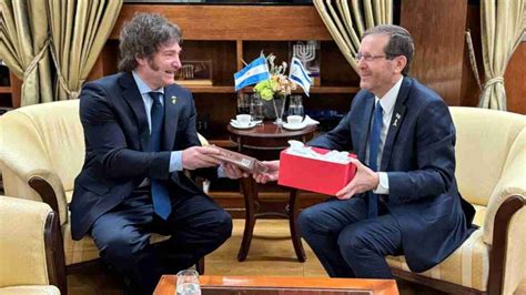 El Presidente de Argentina Javier Milei se reunió con el presidente de