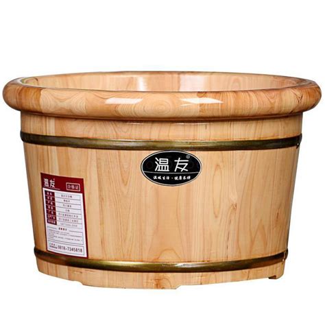 Wooden Barrel Foot Bath Barrel Wooden Foot Tub Sol Grandado