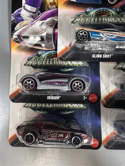 2025 HOT WHEELS Silver Series ACCELERACERS Full Set Of 5 WALMART