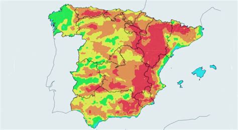 El Mapa De Riesgo De Incendio En España En Semana Santa