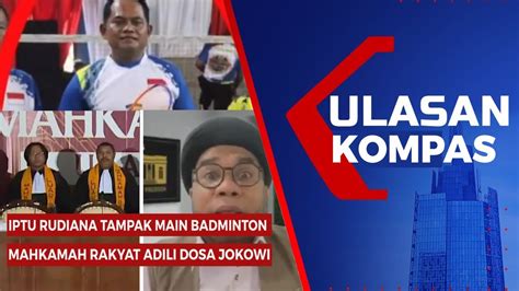 LIVE Ulasan Kompas Ayah Eky Iptu Rudiana Main Badminton Ali Ngabalin