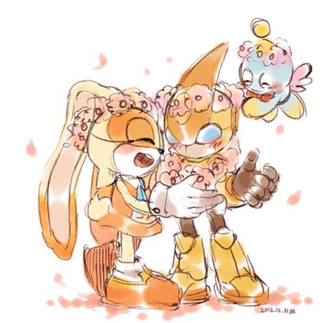 This Is An Even Cuter Pic Of Cream And Emerl Than Last Time Sonic The Hedgehog Know Your Meme