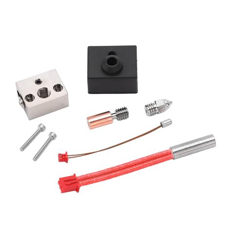 Lxw 3d Printer Hotend Kit Bimetal Heating Block Throat Tube Heater