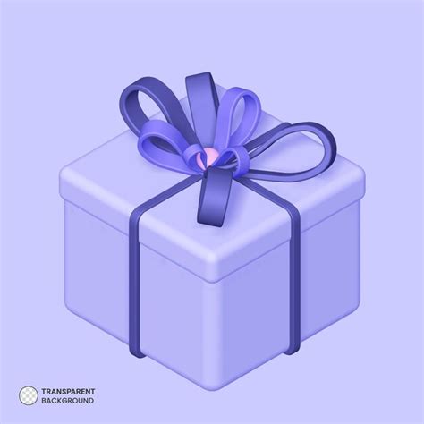 Rendu 3d De Coffret Cadeau PSD Premium